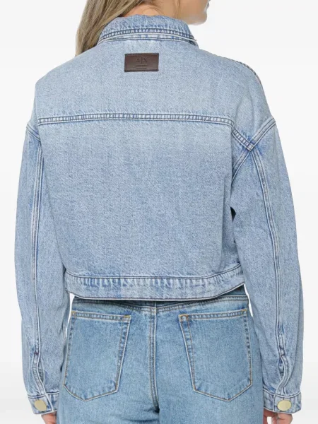 Geacă de blugi Armani Exchange albastru