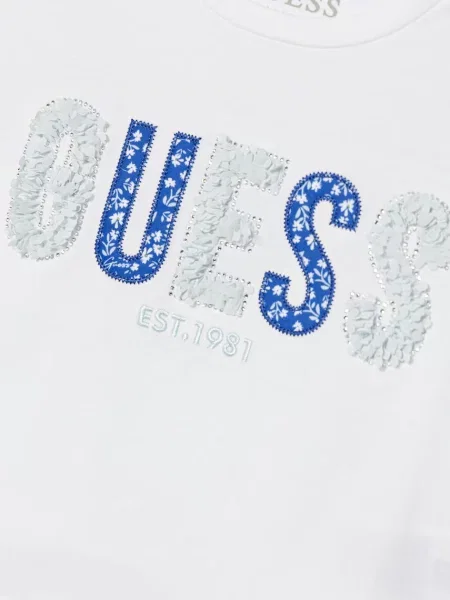 Guess Póló Relaxed Fit fehér