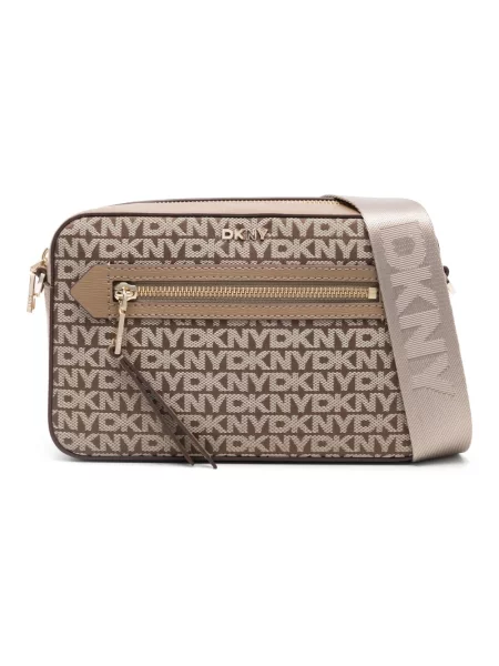 Torebka crossbody Dkny casual beżowa