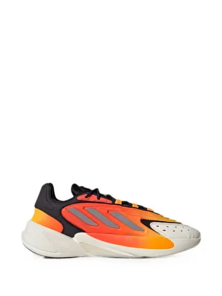Pulover Adidas cu autograf cu decolteu în V de catifea cord gri