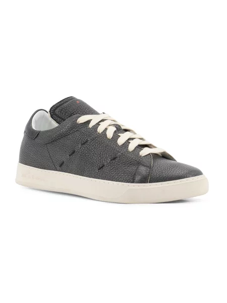 Sneakersy Kiton skórzane szare