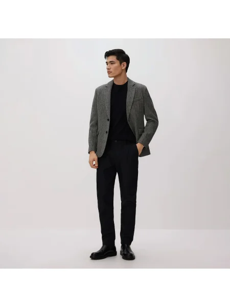 Reserved Chino slim fit nadrág fekete