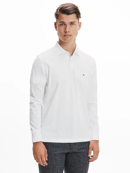 Tricou polo Tommy Hilfiger alb