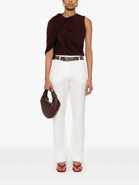 Pantaloni Sportmax alb