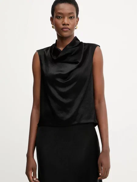 Liviana Conti bluză uni negru