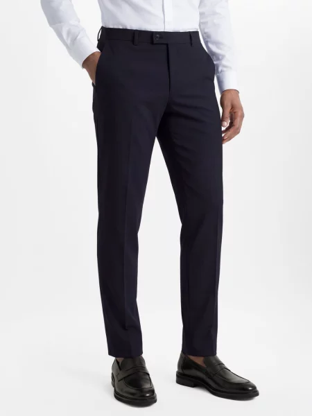 Finshley & Harding spodnie garniturowe Mężczyźni Regular Fit 25 niebieski