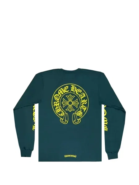 Тениска Chrome Hearts със сърца зелено