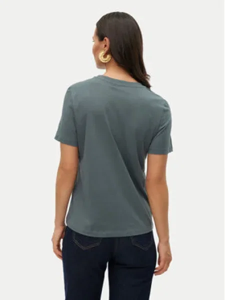 VERO MODA Tričko PAULINA jedľová zelená