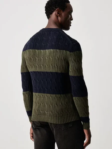 Hackett London sweter granatowy