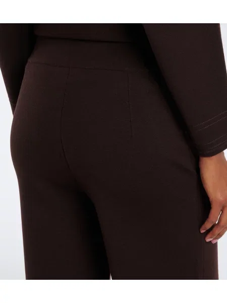 Pantaloni Max Mara de lână maro