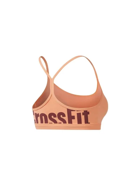 Sutien Reebok Sport skinny fit portocaliu