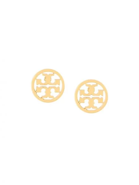 Cercei Tory Burch cu autograf auriu