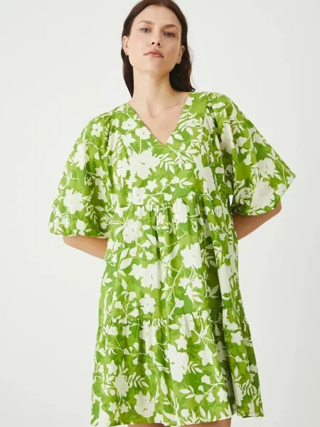 Medicine sukienka mini oversize zielony