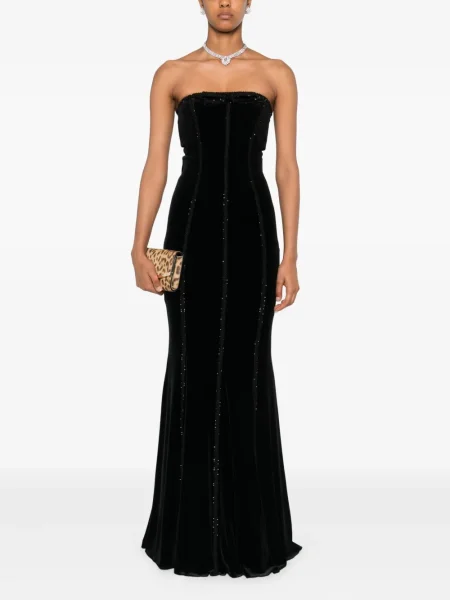 Rochie maxi Nissa de costum negru