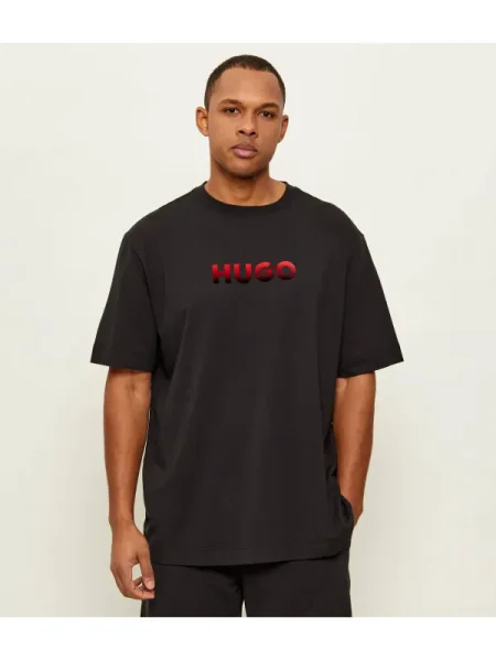 Pijama cămașă Hugo negru