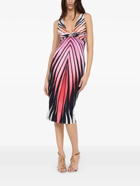 Rochie midi Roberto Cavalli negru