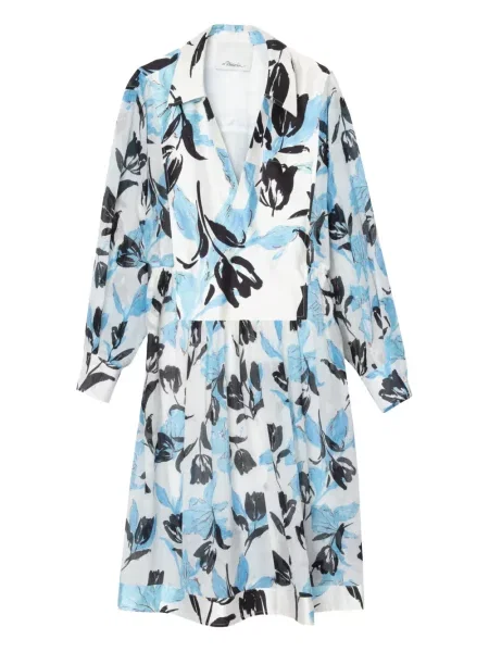 Rochie 3.1 Phillip Lim cu model floral cu imagine de costum