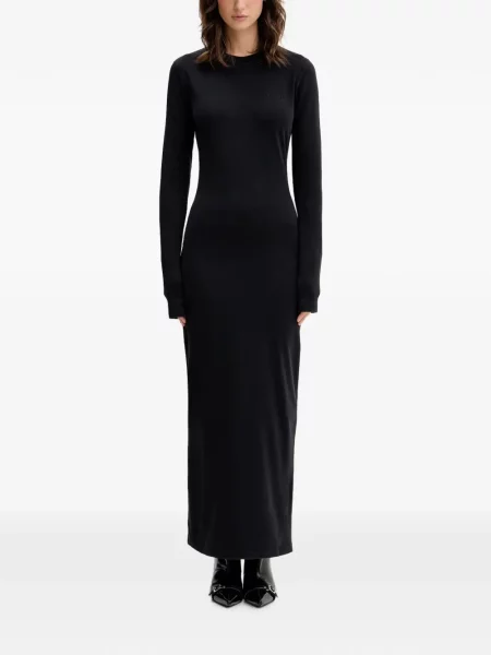 Lung rochie maxi Vetements negru
