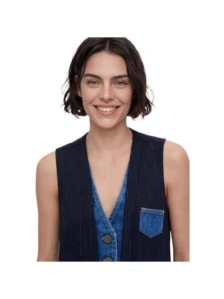 Vestă Desigual albastru