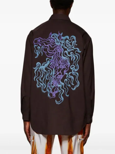 Риза Casella Meyer кафяво