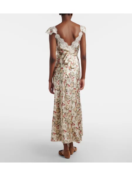 Rochie midi Dôen de mătase