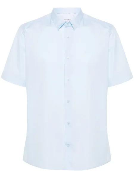Риза Calvin Klein бродирана синьо