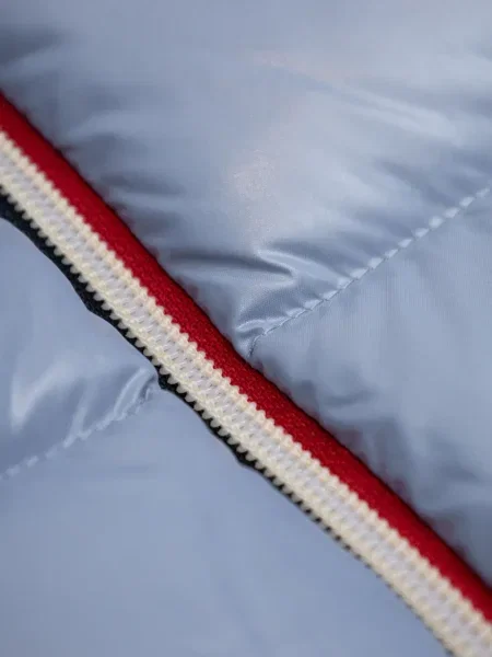 Kurtka puchowa dziecięca Moncler Enfant niebieska