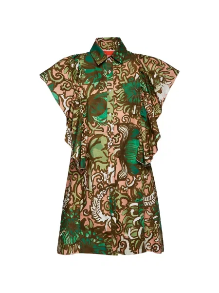 Rochie mini La Doublej cu volane