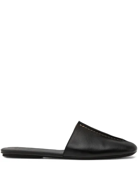 Papuci tip mules Marsell negru