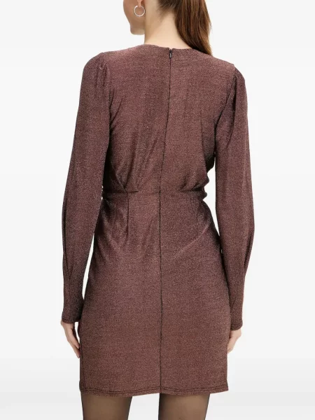 Rochie mini Morgan plic maro