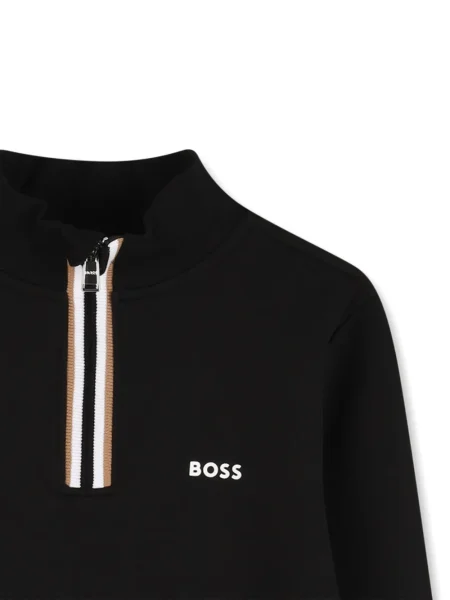 Bluza rozpinana dziecięca Bosswear czarna