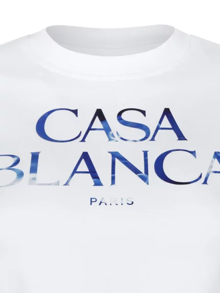 Tricou Casablanca cu imagine alb