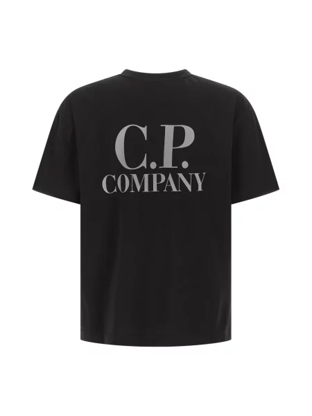 C.P. Company Koszulka schwarz czarna