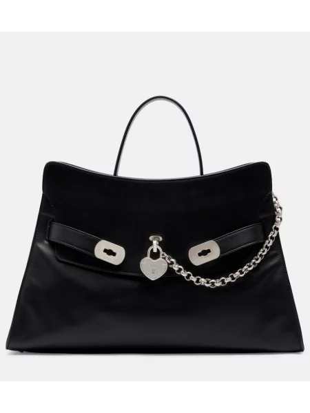 Geantă shopper Mcqueen din piele negru
