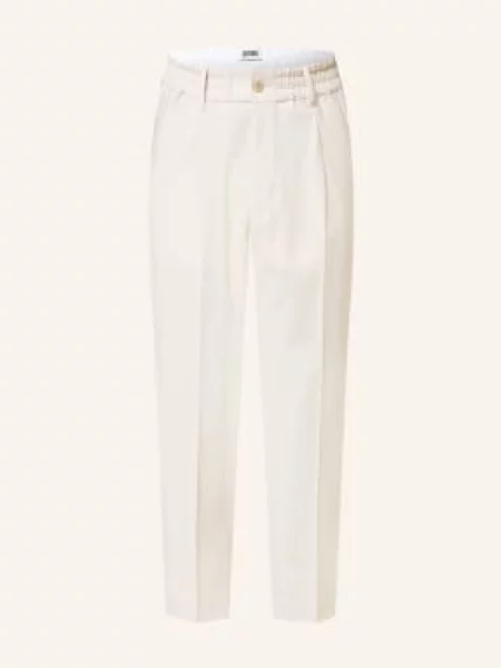 Drykorn Spodnie Chino Chasy O Kroju Extra Slim Fit weiss