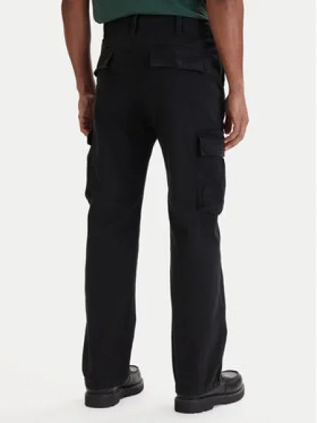 Tommy Jeans Cargo stiliaus kelnės Otis juoda