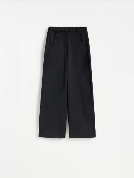 Reserved Pantaloni cu dungi negru