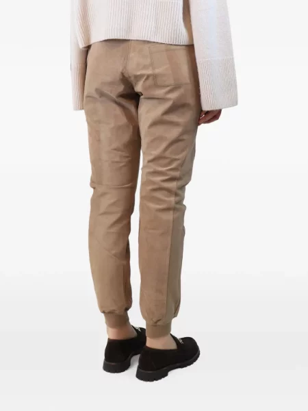Pantaloni Joseph din piele de căprioară cu cordon