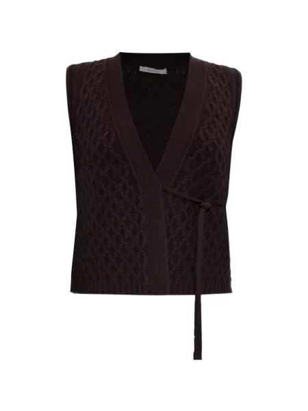 Vestă Max Mara de lână maro