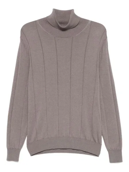 Golf golf Eleventy prążkowany szary