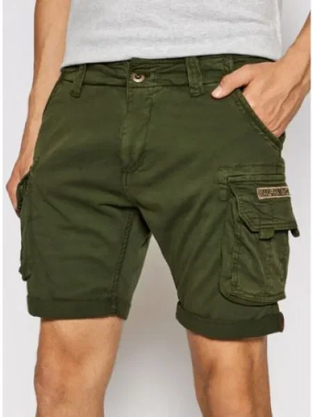 Pantaloni scurți Alpha Industries verde