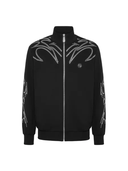 Kurtka Philipp Plein z ćwiekami czarna