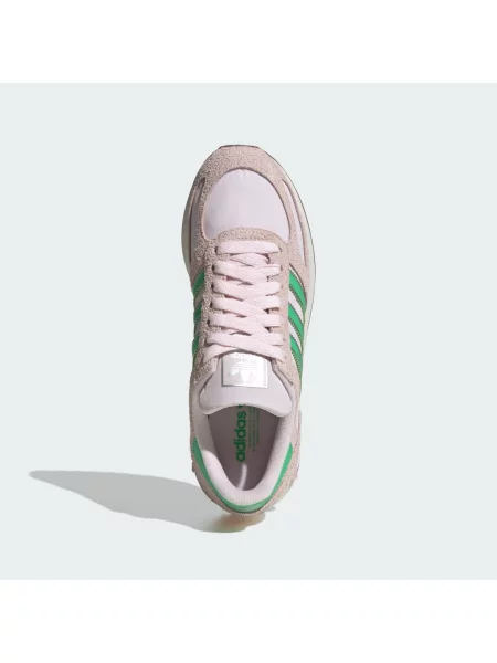 Sneakersy Adidas La Trainer zamszowe różowe