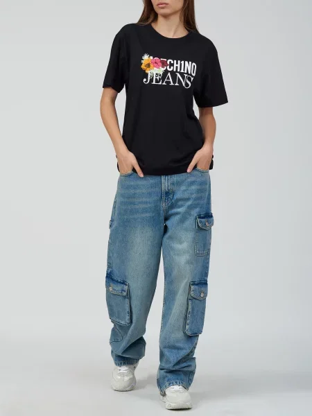 Футболка Moschino Jeans черная