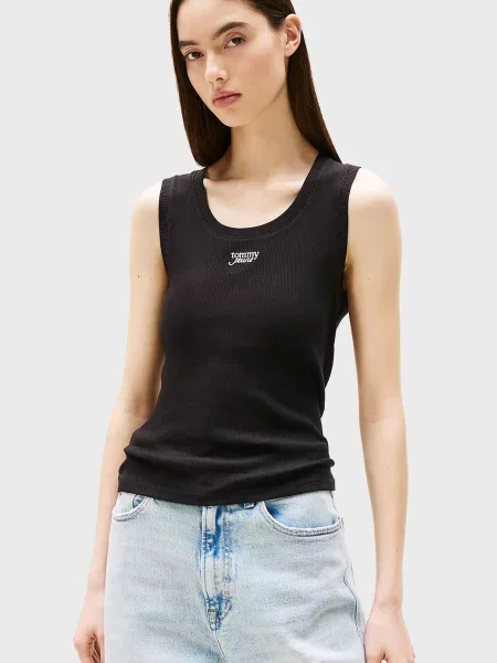 Майка Tommy Jeans черная