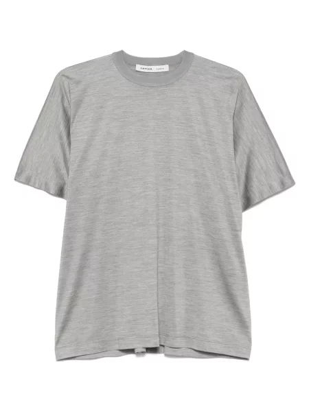 Jedwabna koszulka Carven szara