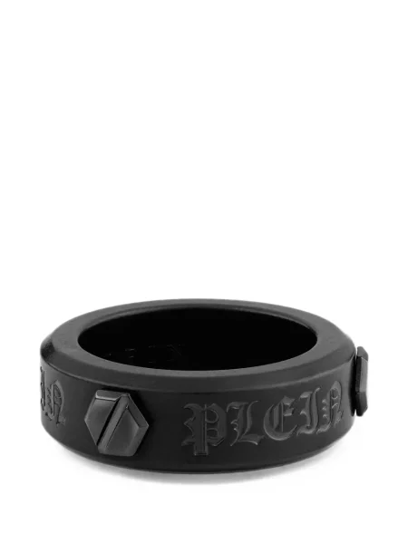 Inel Philipp Plein cu autograf negru
