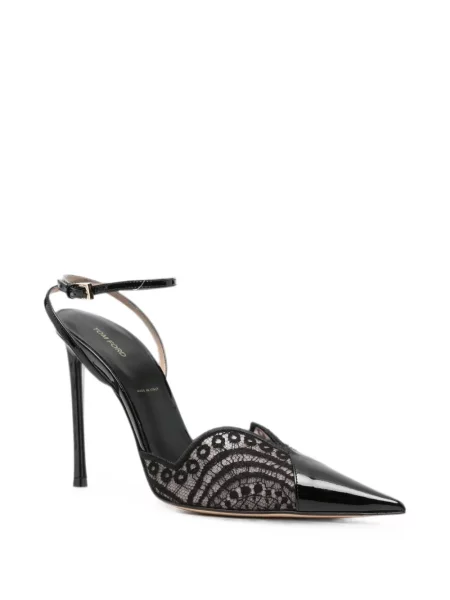 Pantofi cu toc Tom Ford din piele negru