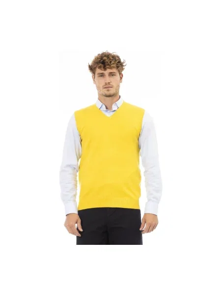 Sweter Alpha Studio żółty