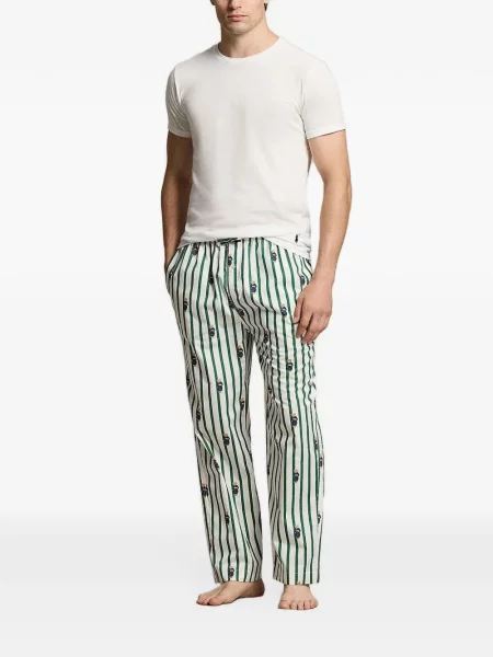 Ριγέ ρετρό μποτάκια Polo Ralph Lauren με σχέδιο μπλε